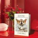 3 x Cute Dog Valentines Day Card for Husband, Wife, Boyfriend or Girlfriend  Romantic Valentines Gift for Him or Her (WY-510)