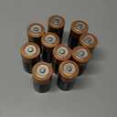 Duracell Coppertop D Batteries, 10 Count (1 Pack), D Battery with Long-Lasting Power, All-Purpose Alkaline Battery for Household and Office Devices