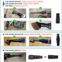 For Shark Rocket HV301 HV322 Series, Shark Navigator NV352 NV356E and Rotator NV501 Series-Vacuum Attachments Accessories 1-3/8'' plus Vacuum Adapter Compatible with Sharks & Miele Vacuum Cleaners