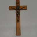 ACHIBANG 10" Crucifix Wall Cross with Jesus – Catholic Wooden Cross for Faith & Blessing, Wall or Home Decor