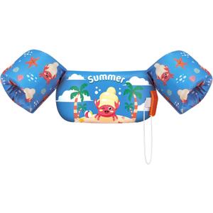 HeySplash Swim Vest for Kids, Toddler Pool Floaties Fit 22-30-40-50-60-66 Lbs, Children Puddle Swimming Jumper Jacket with Safety Buckle, Water Wing Arm Pool Float for Boat Swim Trainer Boy Girl 3-5-6