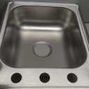Elkay D11721 Dayton 17" Drop In Single Basin Stainless Steel Bar Sink - 3 Faucet Holes