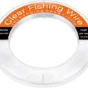 Clear Fishing Line Wire 755 ft, Invisible Monofilament Fishing Line Wire, Nylon String for Hanging Balloons Garland Crafts Picture Decorations, Clear String Threads Cords WUINOID