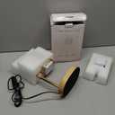 Candle Warmer Lamp with Timer: Modern Style Adjustable Height Candle Warmer Lamp Home Decor Safe Flame Free for Wax Blocks and Jar Candles (Amber)