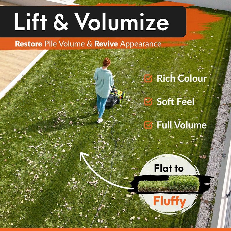 GreenSweep TurfoMax 2.0 Artificial Grass Sweeper | Electric Turf