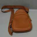 INICAT Crossbody Sling Bags Fanny Packs Leather Purses Chest Bag for Women