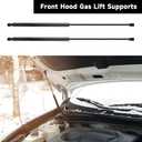Front Hood Lift Supports Struts Gas Shock Spring - Compatible for Toyota Tundra 2007-2013 for Toyota Sequoia 2008-2014 - Replace Part 534400C020 Set of 2