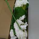 4 PCS Real Touch White Hydrangea Artificial Flowers 20.5", Latex Large Faux Hydrangeas Fake Flowers with Stems Leaves for Family Table Wedding Bouquets Party Centerpieces Home Decor in Vase