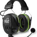 GREEN DEVIL Electronic Bluetooth Hearing Ear Protection Headphones With Boom Microphones 27dB Noise Cancelling Earmuffs