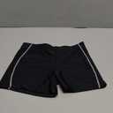 Muscle Alive Mens Bodybuilding Shorts Tights Polyester and Spandex (Medium, Plain Black)