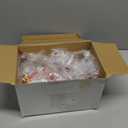 Sliner 48 Pcs Christmas Booze Balls Christmas Tree Hanging Ornaments Clear Plastic Fillable Bulb Pendant Ball Fillable Ornament with Stickers Xmas Holiday DIY Home Wedding Party Decoration, 5 Styles