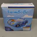 Swimbobo Toddler Pool Float with Seat Boat Inflatable Ride-on Car for Kids Outdoor Toys, 30"L x 30"W