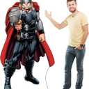 Cardboard People Thor Cardboard Cutout - Avengers Animated, One Size, 38"W x 74"H