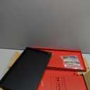 Power Tool Organizer Wall Mount with Charging Station,Garage Metal Cabinet 15 Min Quick Assembly & Max 150lb load with 6 Outlet Power Strip, 8 Slots Cordless Drill for Workshop/Shed/Tool Room (Red)