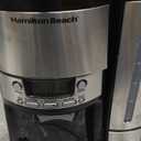 Hamilton Beach (47950) Coffee Maker with 12 Cup Capacity & Internal Storage Coffee Pot, Brewstation, Black/Stainless Steel (Black and Silver)