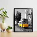 LaVie Home 24x32 Picture Frame Black, Puzzles Frame for Wall Decoration, Classic Black Minimalist Style Suitable for Decorating Houses, Offices, Hotels, Puzzles Posters Photos or Artwork1 Pack