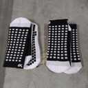 Anti Slip Grip Socks 2 pairs Men's Soccer Socks for Yoga Basketball Sports Socks Non Slip Socks