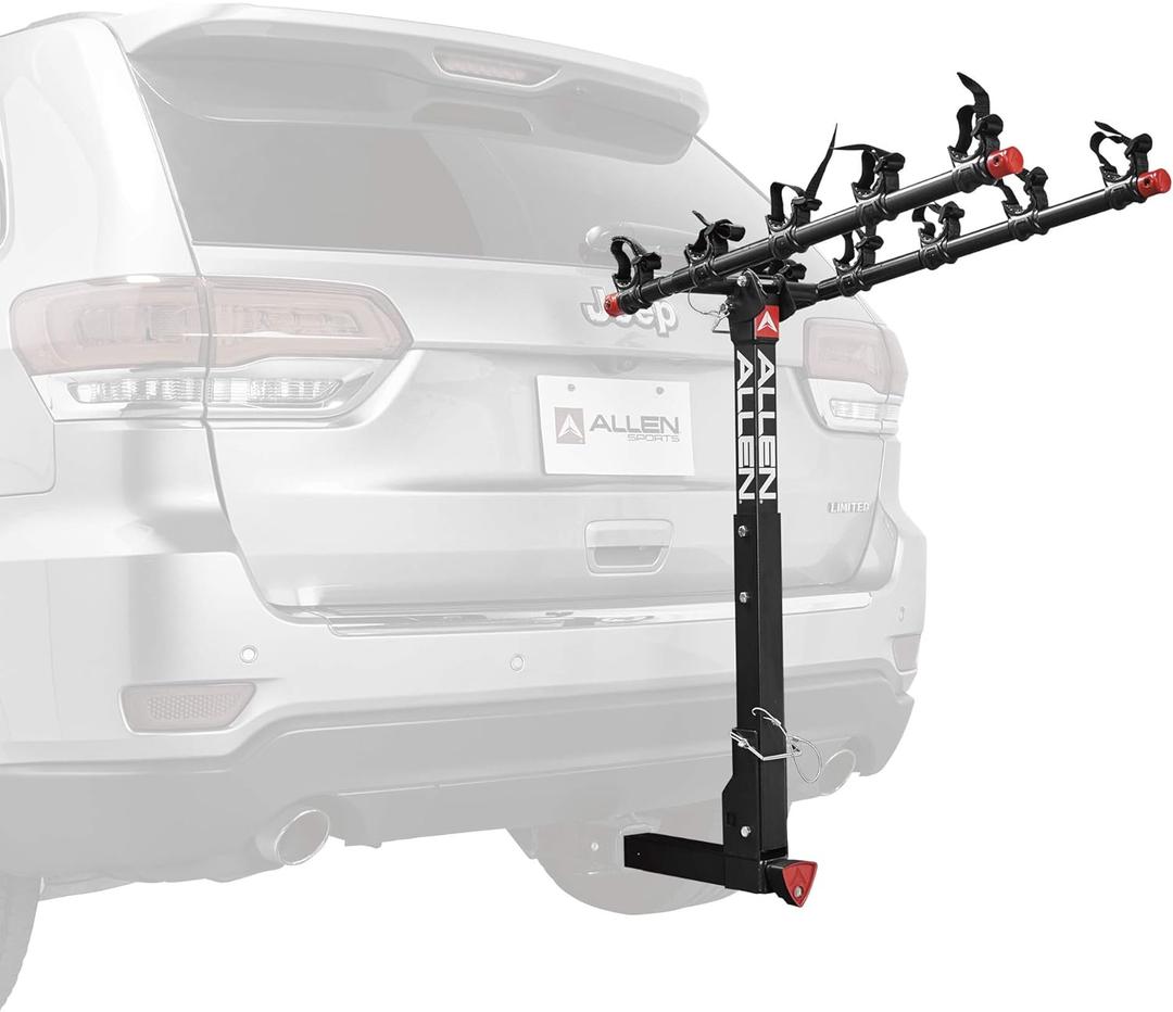 Allen Sports Deluxe Locking Quick Release 5-Bike Carrier for 2 in. Hitch, Model 552QR , Black
