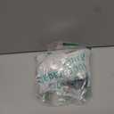 Internal Curtain Rod Set 0.8-2.3 Inch Wide Track, No Drilling Required, Tool-Free, Magnetic Curtain Hooks, Black 4 Pieces