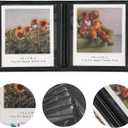 Small Polaroid Photo Album Book For Polaroid Now, i-Type, 600, and SX-70 Instant Photos, Holds 32 Pockets Fujifilm Instax Wide 400/300 Square Picture Film. (Modern Floral, 2 Pack)