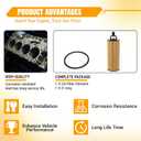 PS-7026 Oil Filter Compatible with Dodge Ram 1500 2500 3500 2014-2020 Chrysler Jeep Ram Vehicle Models, Replaces 68191349AA 68191349AB