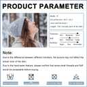 Women's Winter Beanie Warm Fleece Lining - Thick Slouchy Cable Knit Skull Hat Ski Cap (Black)