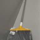 Rubbermaid Commercial 6385GRA Angled Large Brooms, Poly Bristles, 48 7/8" Aluminum Handle, Silver/Gray