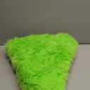 AISENO 48 Inch Green Christmas Tree Skirt Plush Decoration for Merry Christmas Party - Faux Fur Christmas Tree Skirt Decorations