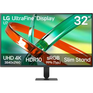 LG 32U701B-B 32-inch Ultrafine 4K UHD 60Hz HDR10 HDMI DP Computer Monitor