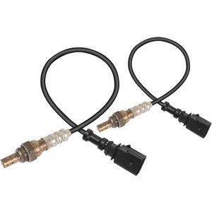 O2 Oxygen Sensor Compatible for Volkswagen for Beetle 2012-2014, for Jetta 2012-2014, for Passat 2014, for Golf 2012-2014, CC 2010-2017, Touareg 2011-2015 - 2-PC Set (250-24672, 350-34223)