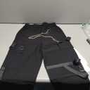 Womens Straight Wide Leg Cargo Pants Elastic Waist Elastic Waist Pants with Chain Jogging Sweatpants Size S