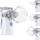 Portable Nebulizer, Efficient Handheld Mesh Nebulizer for Adults and Kids, Nebulizer Machine with Metered-Dose Inhaler Accessory