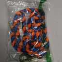 Weaver Leather Poly Value Lead Rope Orange/Black/Blue, 5/8" x 8'