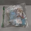 Women's Floral Print Puff Sleeve Kimono Cardigan Loose Cover Up Casual Blouse Tops (4X-Large, Aqua Blue)