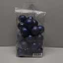 30ct Christmas Ball Ornaments, 2.36" Shatterproof Christmas Tree Decorations, Perfect Hanging Ball for Indoor/Outdoor Holiday Party Decor (Dark Blue)