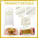 Gilprop 125 Pcs 7.2ft First Holy Communion Baptism Elastic Polyester Arch Cover Christening Baby Shower Balloon Garland Arch Kit Balloon Baptism Party for Celebration Photography Backdrop (Classic)