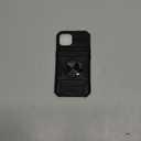 Vofolen for iPhone 13 Wallet Case with Card Holder [Store 2 Cards] + 360 Magnetic Ring Stand Dual Layer Heavy Duty Protective Shockproof Wallet Phone Case Cover for iPhone 13 for Women Men, Black