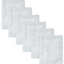 Ruvanti Unisex Baby Boys Girls Birdseye Prefold Cloth Diapers Washable - White 3-Ply 10 Pack