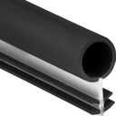 Window Weatherstrip Seal 1/4" Bulb Bubble Kerf Mount 4 Colors & 6 Length Options (Black)