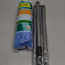 Matthew Microfiber Mop Compatible with Ceda Refill - Commercial Mop Replacement 54" Stainless Steel Handle with 2 Wet Mop Heads w/1 Handle Incl. 2 Pcs Blue Microfiber Cloth