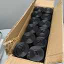 50-55 Gallon Black Trash Bags 120 Count - 40''x50'' Extra Large 50+ Gallon Garbage Bags,Unscented Strong Huge Can Liners for Construction Industrial Yard Outdoor Commercial