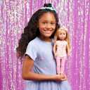 Glitter Girls 14-Inch Fashion Doll - Blonde Hair & Blue Eyes - Pink Tunic, Striped Leggings, Hair Bow & Ballet Shoes Dolls for 3+ Years Year Old Girls Lacy