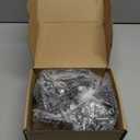 W B D WEIBIDA 2-inch Plate Swivel Caster Wheels Set of 4 Heavy Duty, Load Capacity 2200lbs, Low Gravity Center Black Extra Width Caster with Brake, Durable & Quiet & Sturdy Nylon Wheels for Industrial