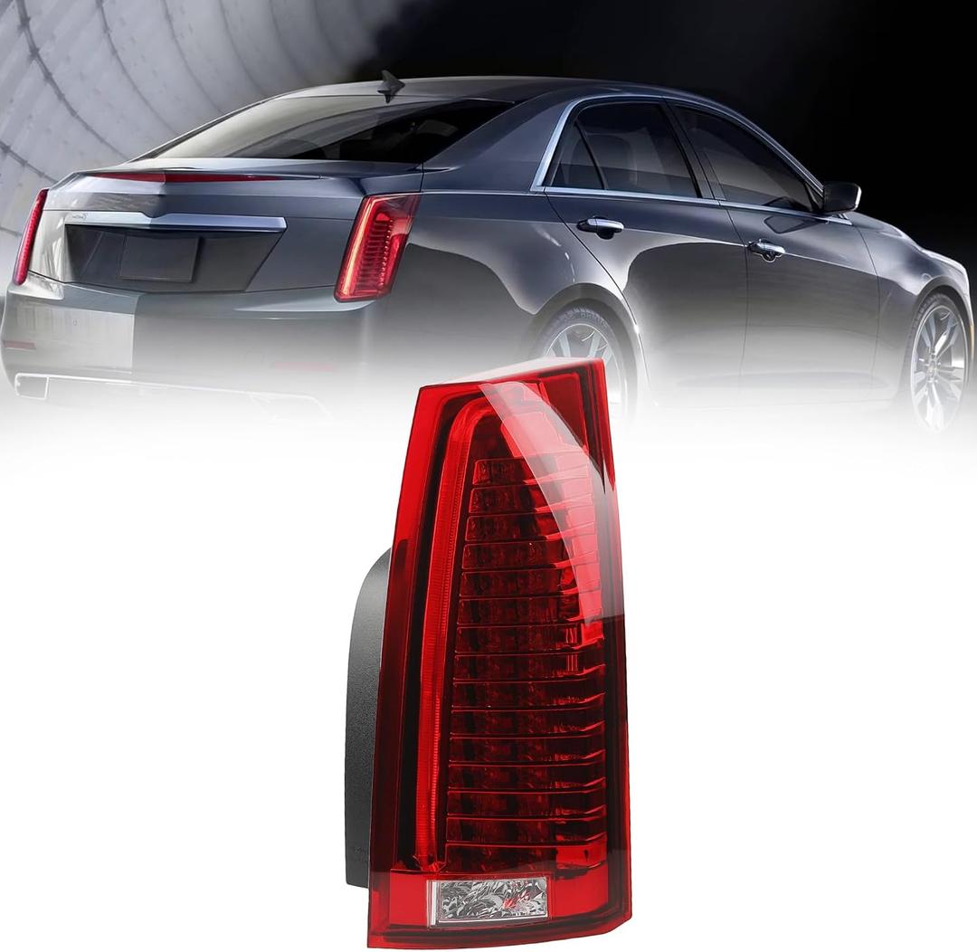 Dasbecan Tail Light Assembly Compatible with 2008-2014 Cadillac CTS