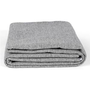 Faux Linen Upholstery Thickened Fabric - 100% Polyester, 12OZ Durable Cloth for Sofa, Chair, Seat Repair & DIY Projects (Gray, 3.3 Yards - 57x118 Inch)