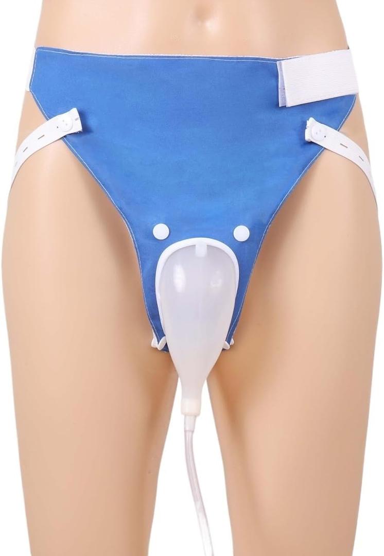 Urine Collection Bag,Reusable Urine Collector Women, Wearable Silicone Urine Drainage Device,Suitable for Those Who Have Difficulty Getting Out of Bed or Cannot Use a Traditional Toilet (Women)