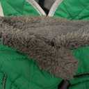 Fragralley Dog Winter Coat, Waterproof Windproof Reflective Fleece Jacket with Harness Hole, Warm Snow Vest for Medium, 20 Pound Dogs, Ideal Gifts (Green)