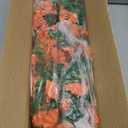 Fall Artificial Flowers for Outdoors,2 Pcs UV Resistant Fall Flowers Outdoor,Not-Fading Fall Faux Flowers for Outdoor Planters for Porch Balcony Patio Garden Decor,Orange
