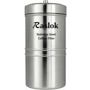 Raslok South Indian Coffee Maker | Convenient 5-6 Cup Coffee Maker | Decoction Maker Brewer Dripper,Stainless Steel Coffee Filter- 300ml