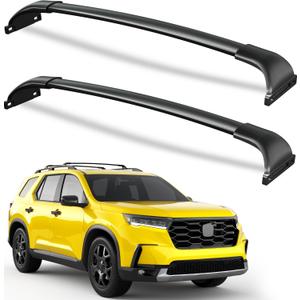 Roof Rack Cross Bars Compatible with Honda Pilot 2023 2024 2025 2026 Elite Sport Touring Trailsport (Except LX and EX-L) with Raised Side Rails, Heavy Duty All-Metal Aluminum Crossbar Luggage Racks